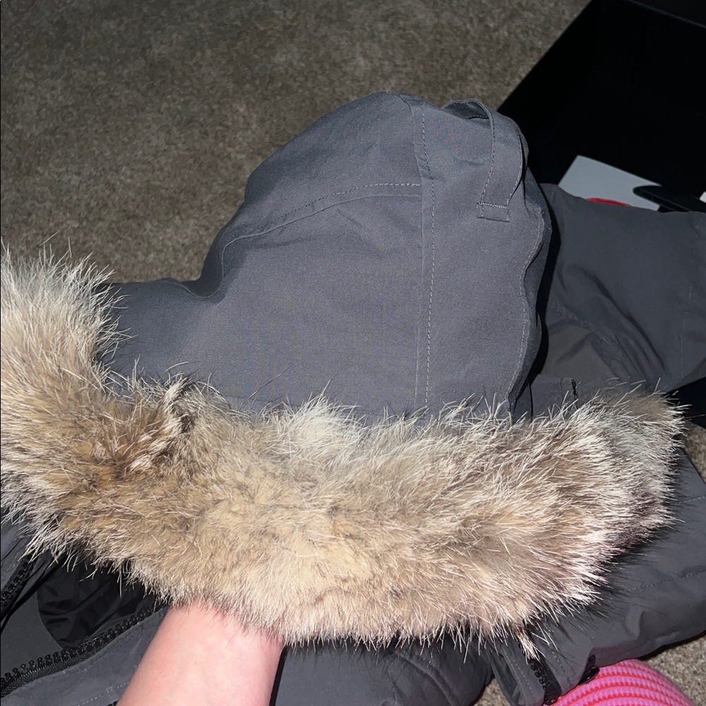 Canada Goose Women's Grey Puffer with Fur Trim - Picture 6 of 15